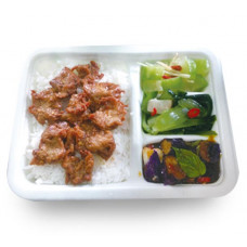 宮保雞丁便當Vegetarian Kung Pao Chicken lunch box