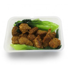 素三杯雞Stew Vegetarian chicken with ginger